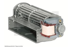 Cross-flow ventilator