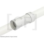 PVC-connector 2512MOR 25mm incl. O-rings