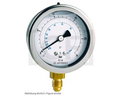 Afriso Bourdon tube pressure gauge NG 80