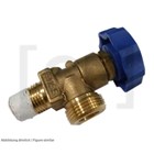 shut off valve f.oxygen cylinder 2 ltr.